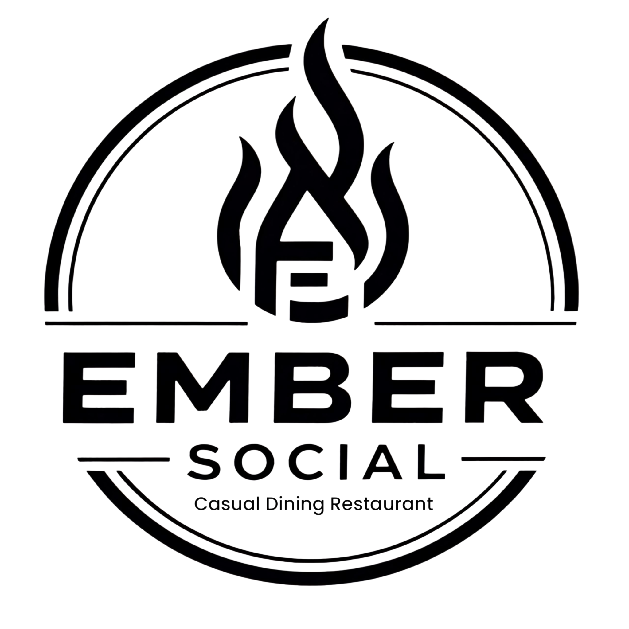 Ember Social Black Logo